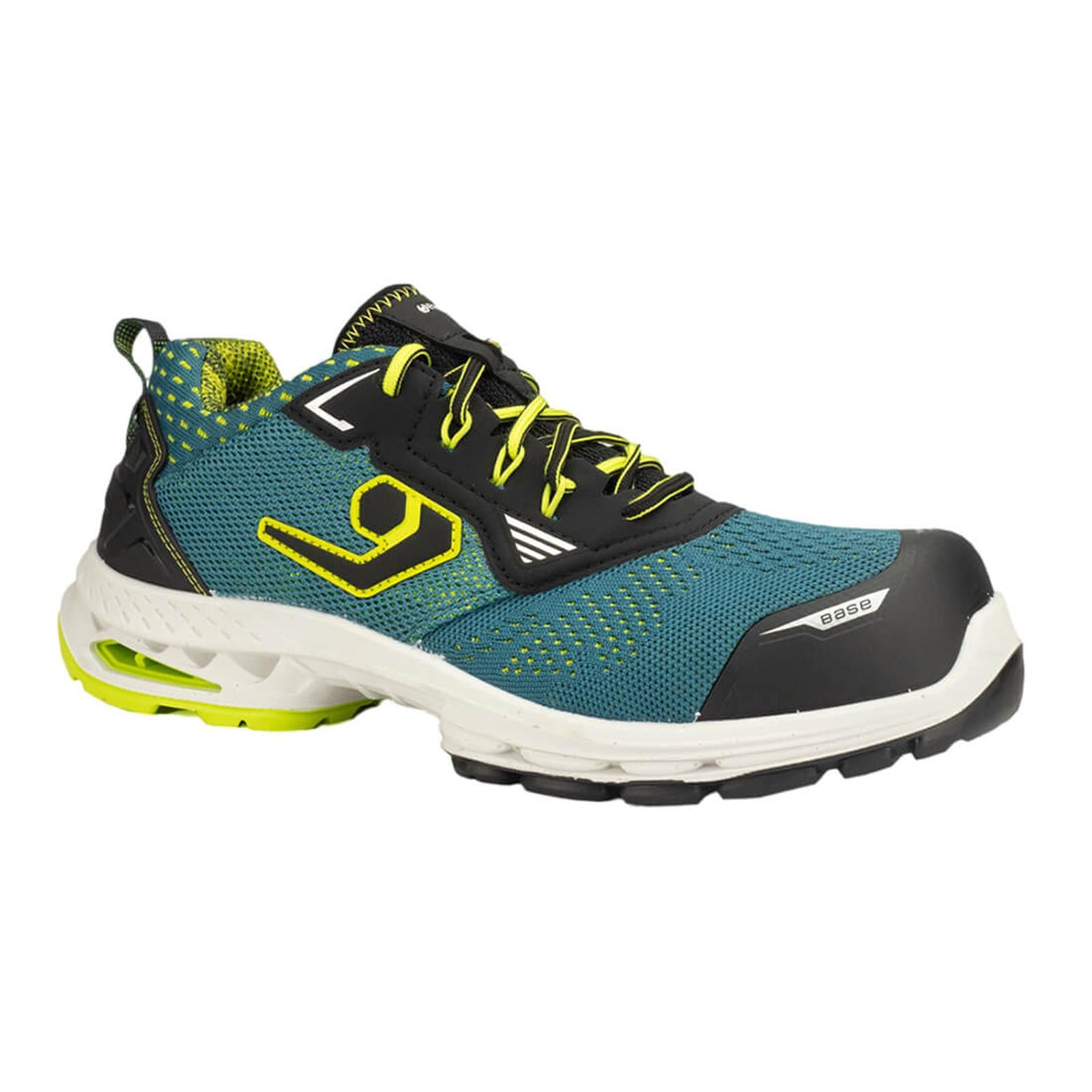 Base Run@Work Schoenen B1704E Roma S1PS ESD HIFLAP laag groen-zwart(GK)