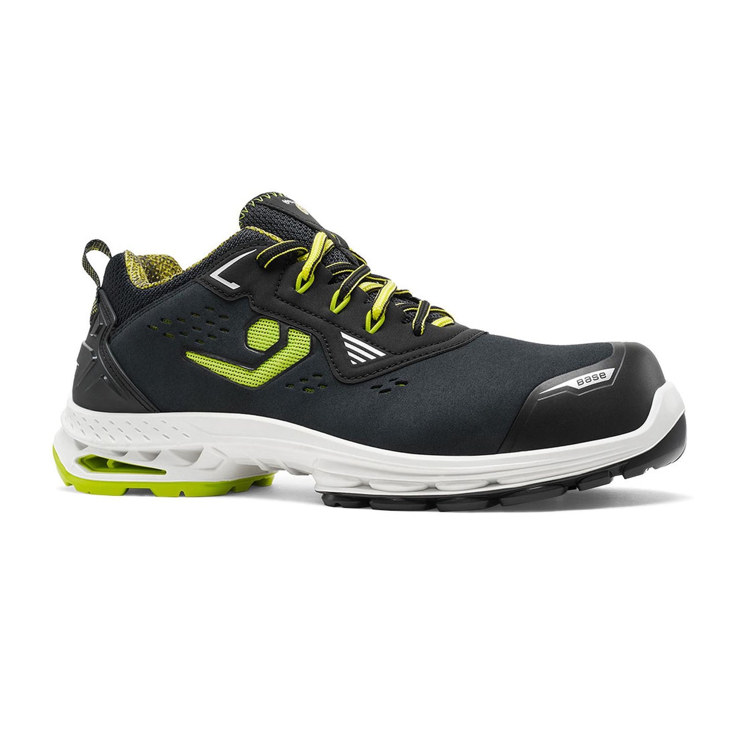 Base Run@Work Veiligheidsschoenen B1711E Lisbon S1PS ESD LG SC FO SR.laag blauw-groen(B3)