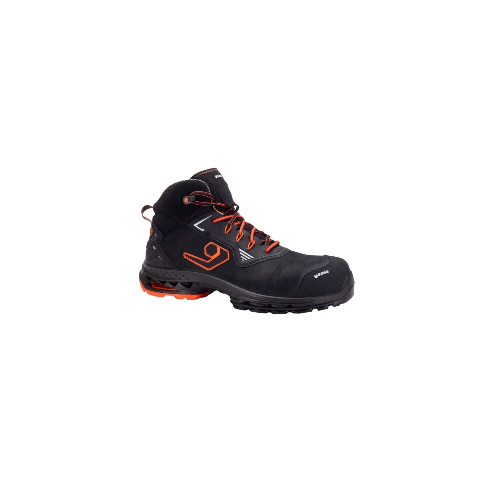 Base Run@Work Schoenen B1712B Dublin S3S SR HIFLAP hoog zwart-oranje(BK)