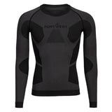 Portwest Basislaag Bescherming Tegen Alle Weersomstandigheden Ondershirt B173 Dynamic Air Basislaag houtskool(CH)