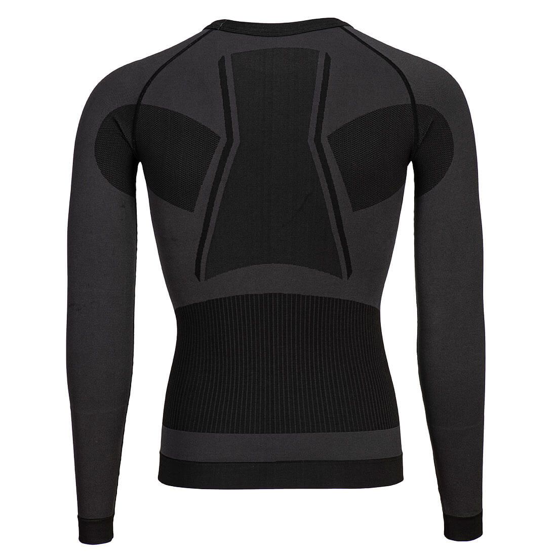Portwest Basislaag Alle Weersomstandigheden Ondershirt B173 Dynamic Air Basislaag houtskool(CH)