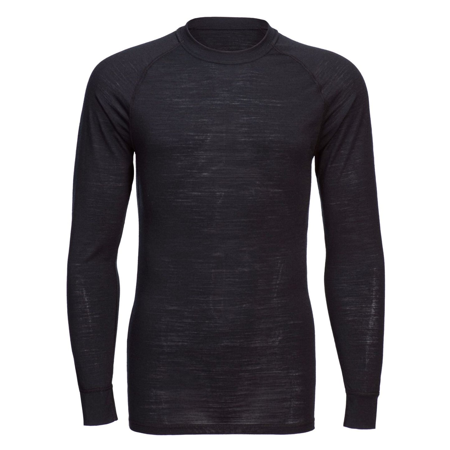 Portwest Basislaag Alle Weersomstandigheden T-shirt B183 Merinowol ronde hals en lange mouwen zwart(BK)
