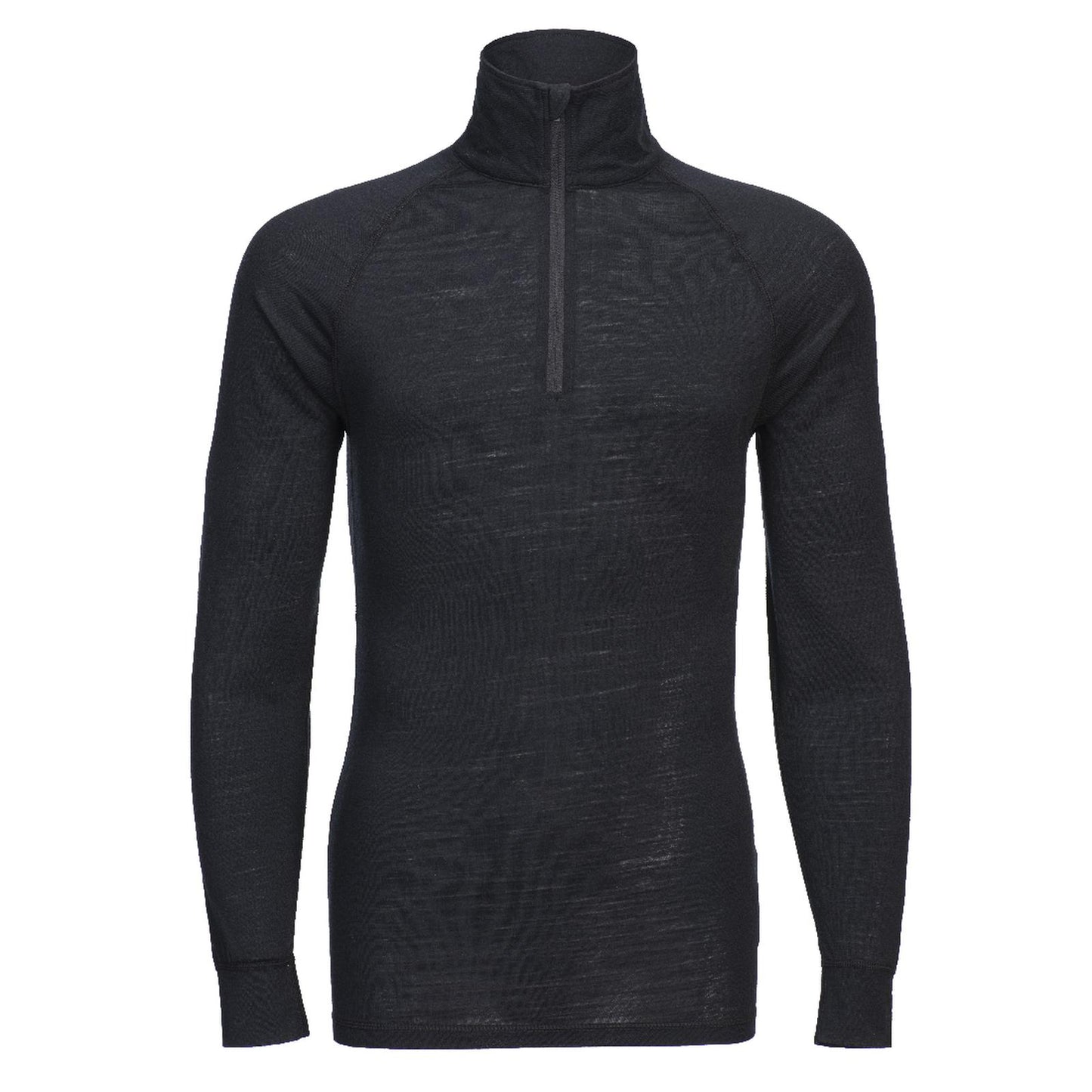 Portwest Basislaag Bescherming Tegen Alle Weersomstandigheden Ondershirt B184 Merinowol 1/4 rits Basislaag Top zwart(BK)