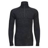 Portwest Basislaag Bescherming Tegen Alle Weersomstandigheden Ondershirt B184 Merinowol 1/4 rits Basislaag Top zwart(BK)
