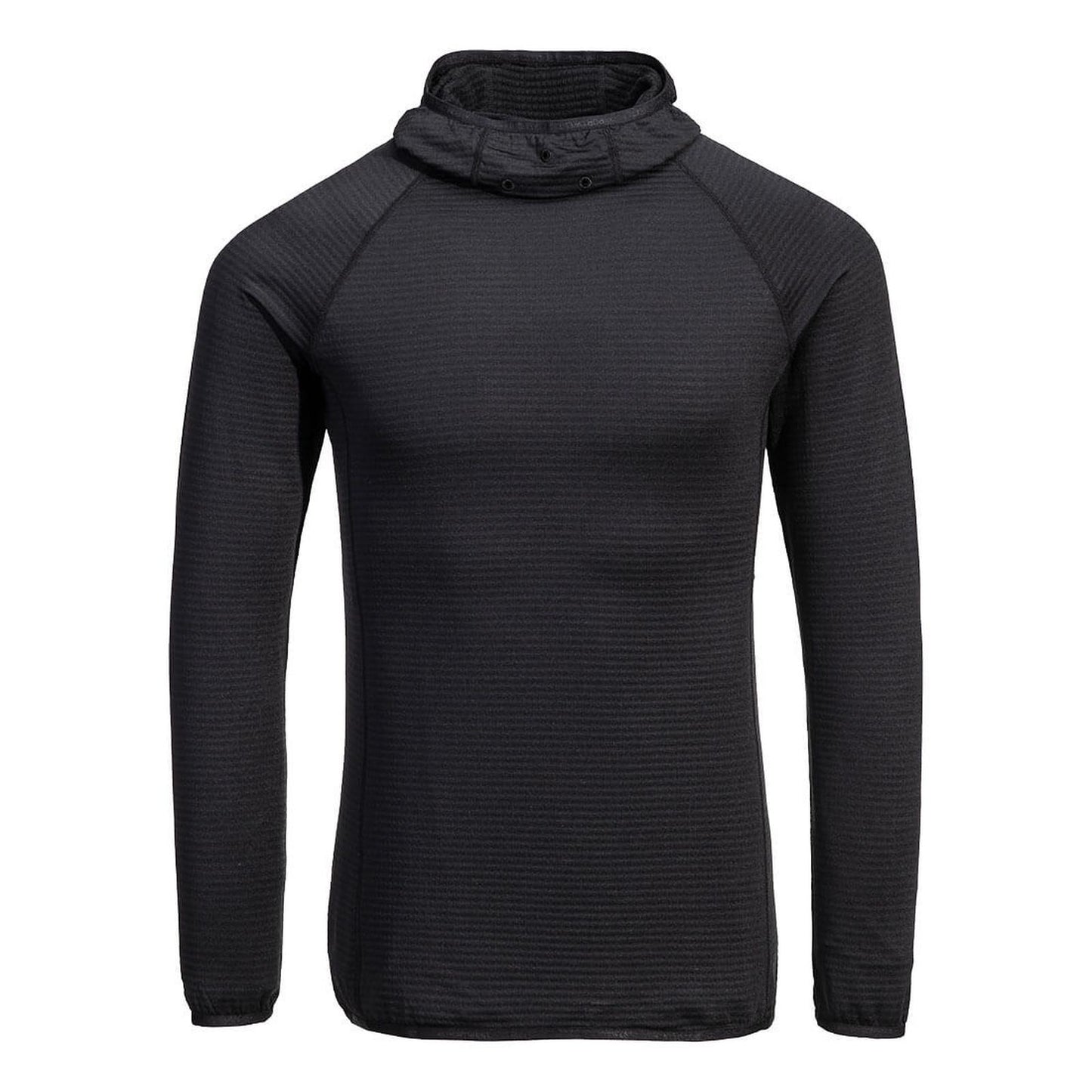 Portwest Basislaag Bescherming Tegen Alle Weersomstandigheden Hoodie B191 Wafel fleece basislaag capuchon zwart(BK)