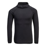 Portwest Basislaag Alle Weersomstandigheden Hoodie B191 Wafel fleece basislaag capuchon zwart(BK)