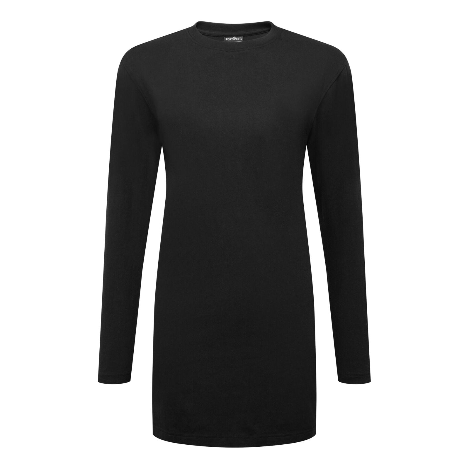 Portwest vrijetijdskleding Werkkleding T-shirt B194 Katoenen Relaxed Fit zwart(BK)