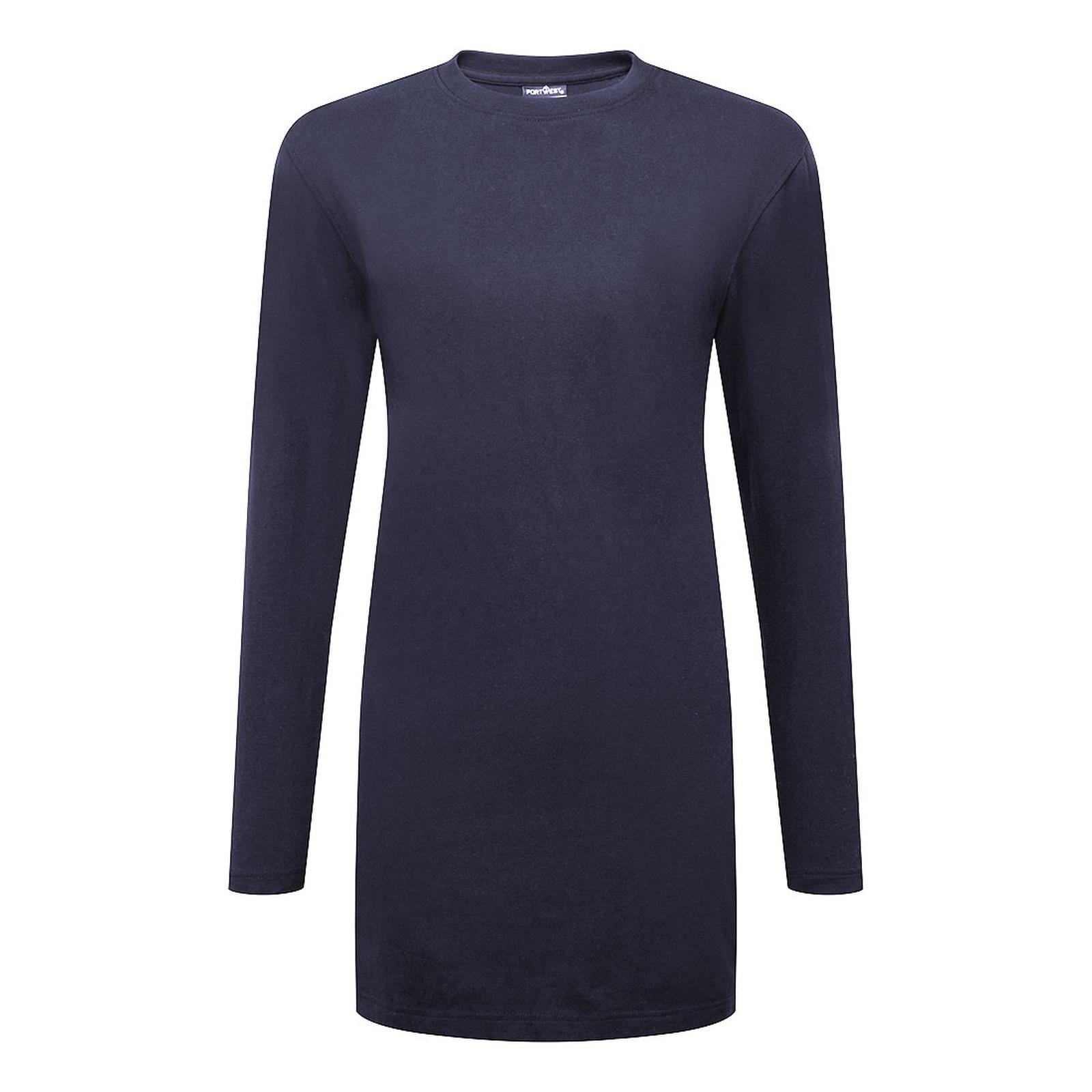 Portwest vrijetijdskleding Werkkleding T-shirt B194 Katoenen Relaxed Fit donker marineblauw(NV)