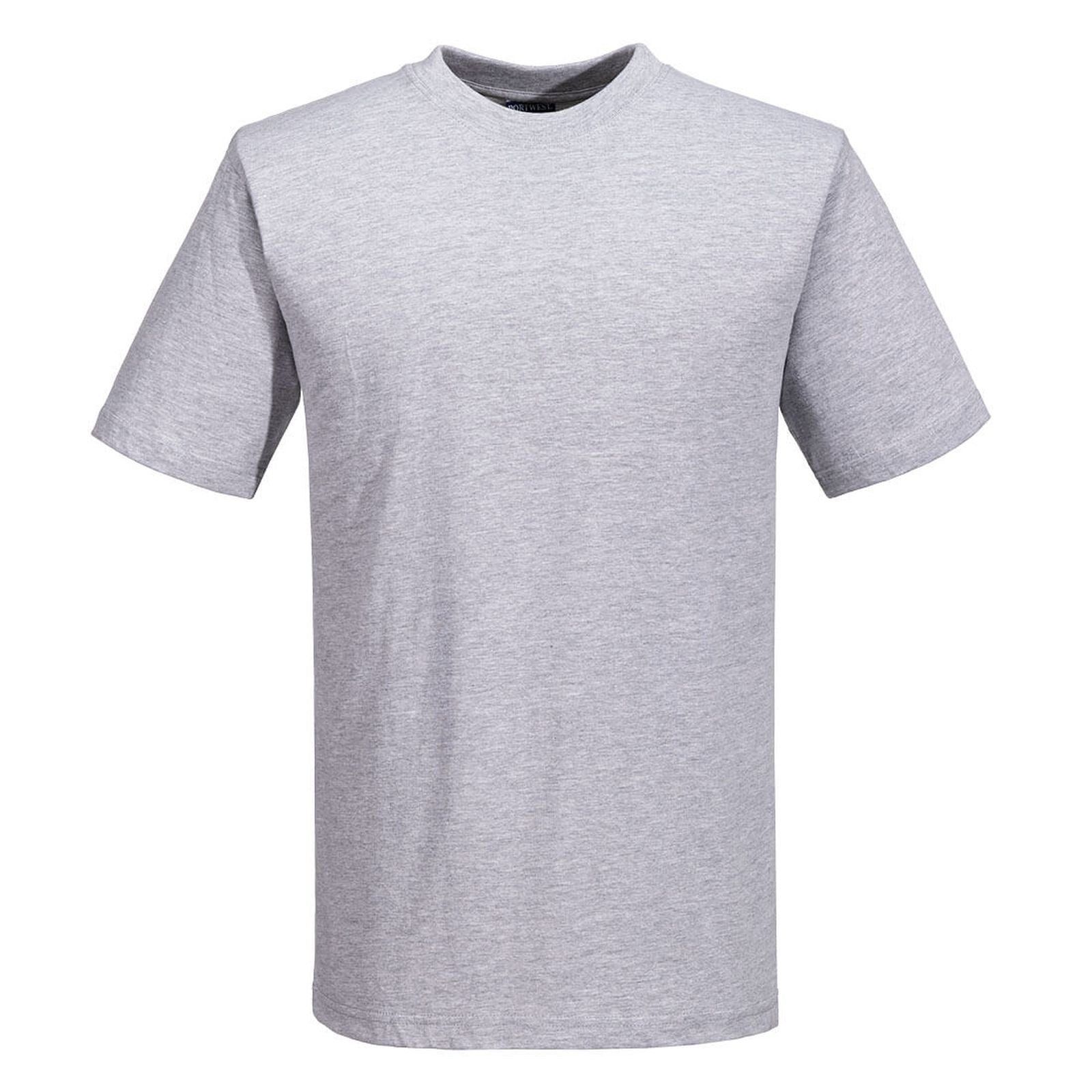 Portwest T-shirts B195 gemeleerd grijs(HG)