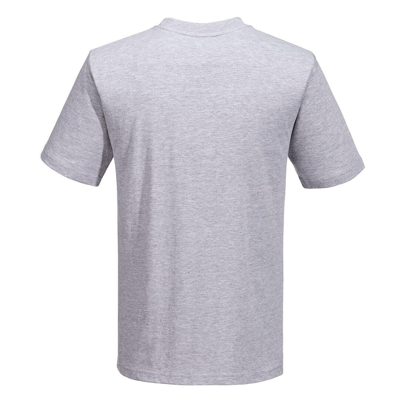 Portwest T-shirts B195 gemeleerd grijs(HG)