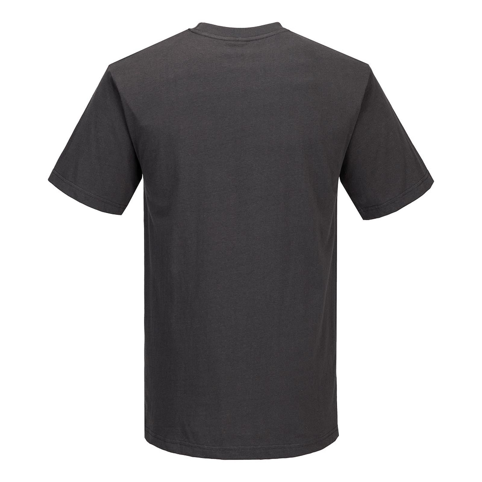 Portwest vrijetijdskleding Corporate Casuals T-shirt B195 Turijn Premium metaalgrijs(MG)