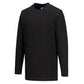 Portwest T-shirt met Lange Mouw B196 zwart(BK)
