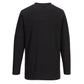 Portwest T-shirt met Lange Mouw B196 zwart(BK)