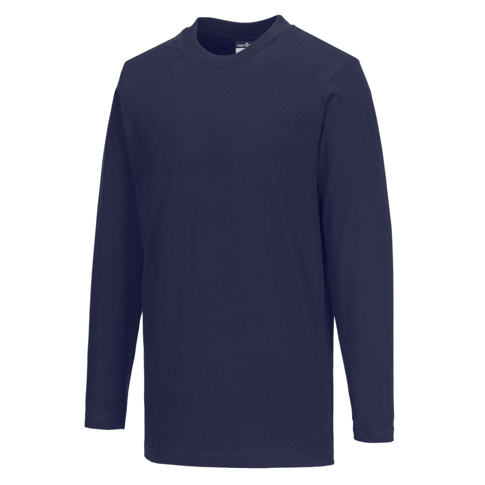Portwest T-shirt met Lange Mouw B196 marineblauw(NA)