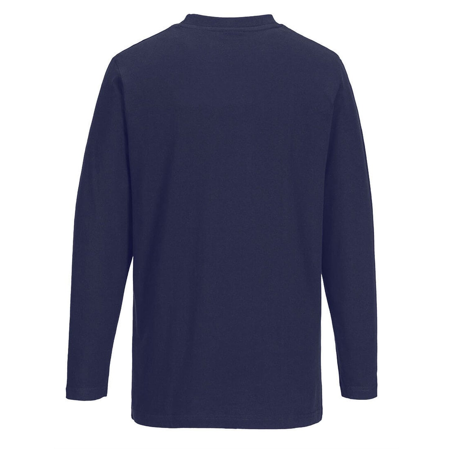 Portwest T-shirt met Lange Mouw B196 marineblauw(NA)