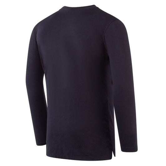 Portwest Vrijetijdskleding Corporate Casuals T-shirt B196 Lange Mouw marineblauw(NV)