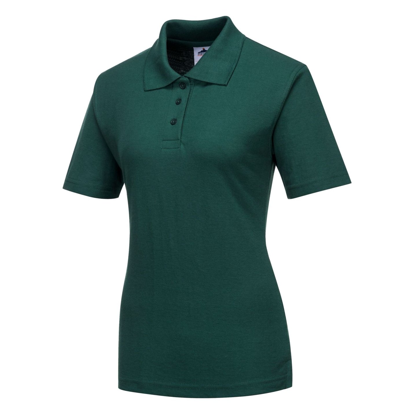 Portwest vrijetijdskleding Corporate Casuals Poloshirt B209 Naples Dames flessengroen(BG)