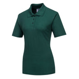 Portwest vrijetijdskleding Corporate Casuals Poloshirt B209 Naples Dames flessengroen(BG)