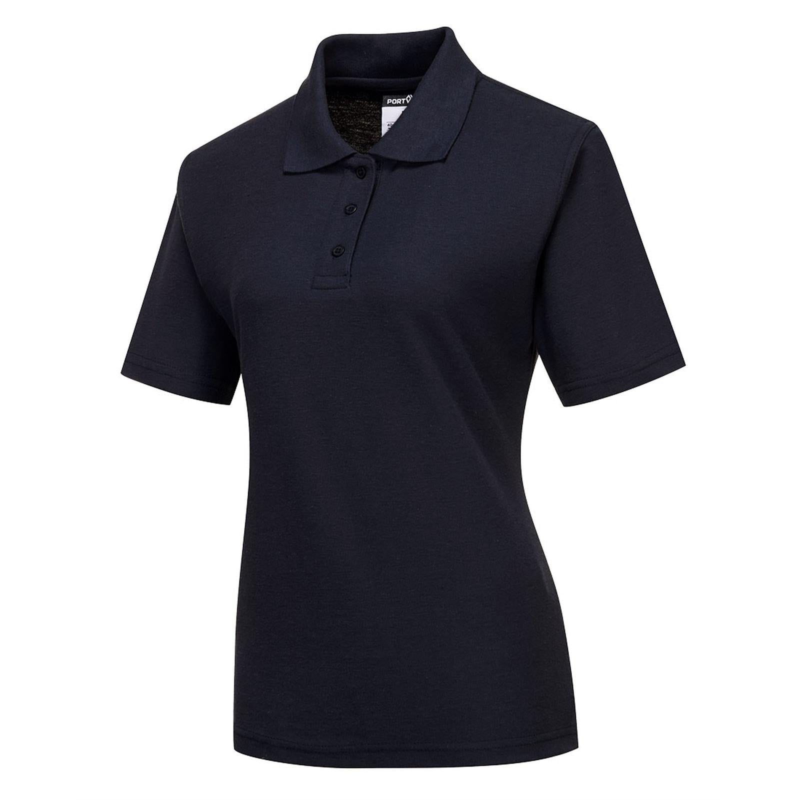 Portwest vrijetijdskleding Corporate Casuals Poloshirt B209 Naples Dames donker marineblauw(NV)