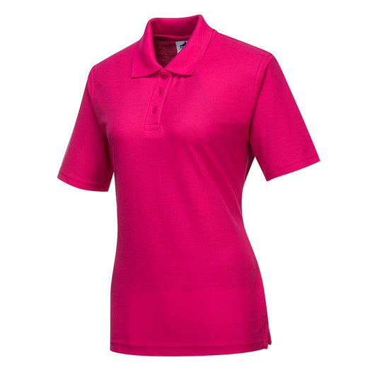 Portwest Vrijetijdskleding Corporate Casuals Poloshirt B209 Naples Dames roze(PI)