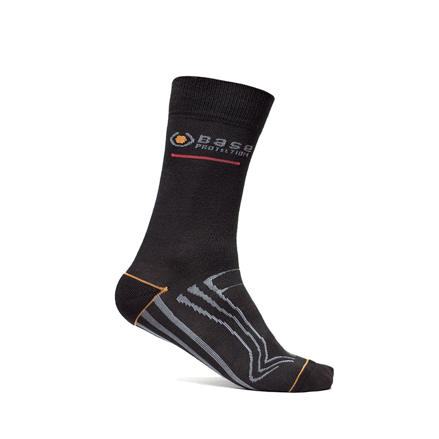 Base Sock Safety Sokken B2101 600 Short zwart-grijs(BK)