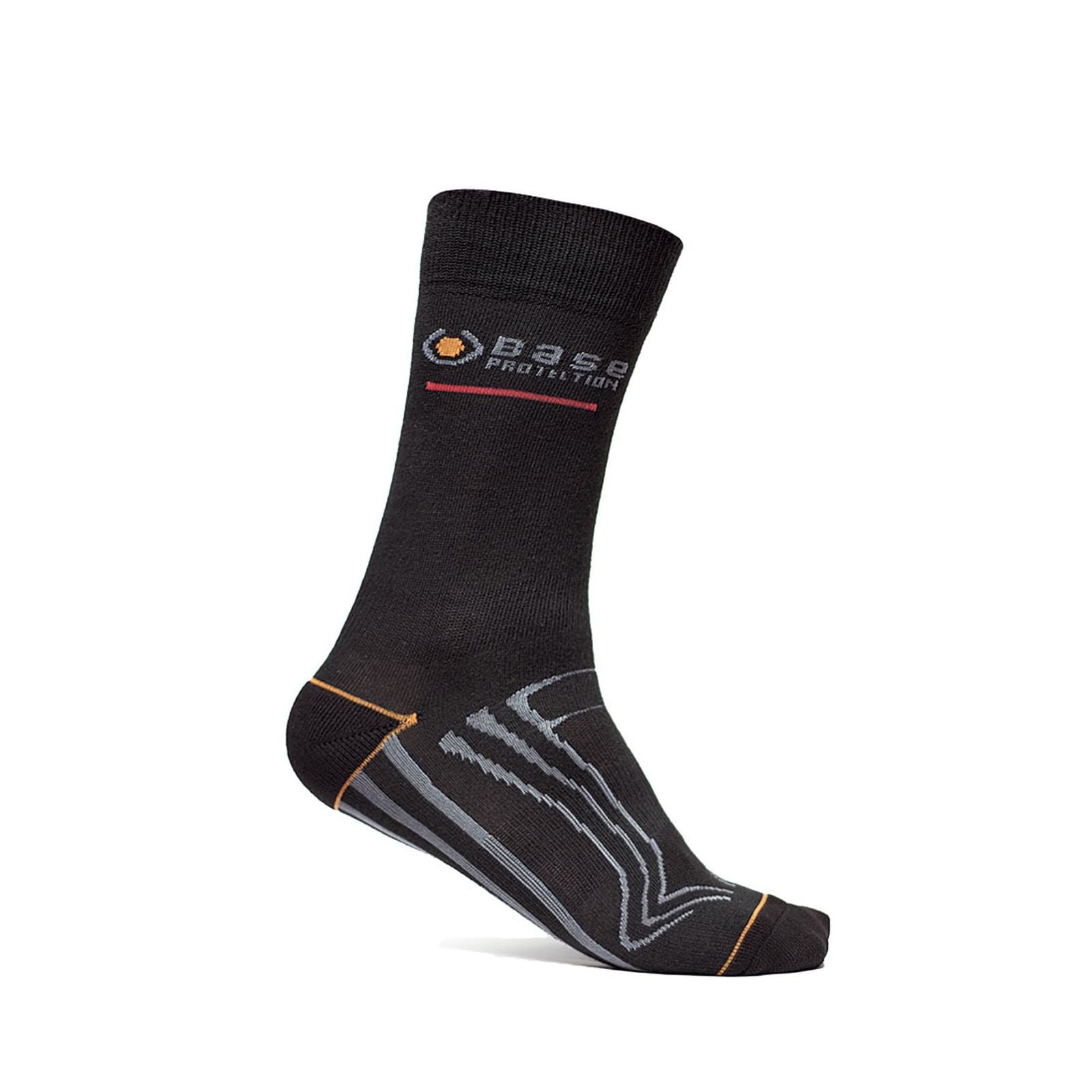 Base Sock Safety Sokken B2101 600 Short zwart-grijs(BK)