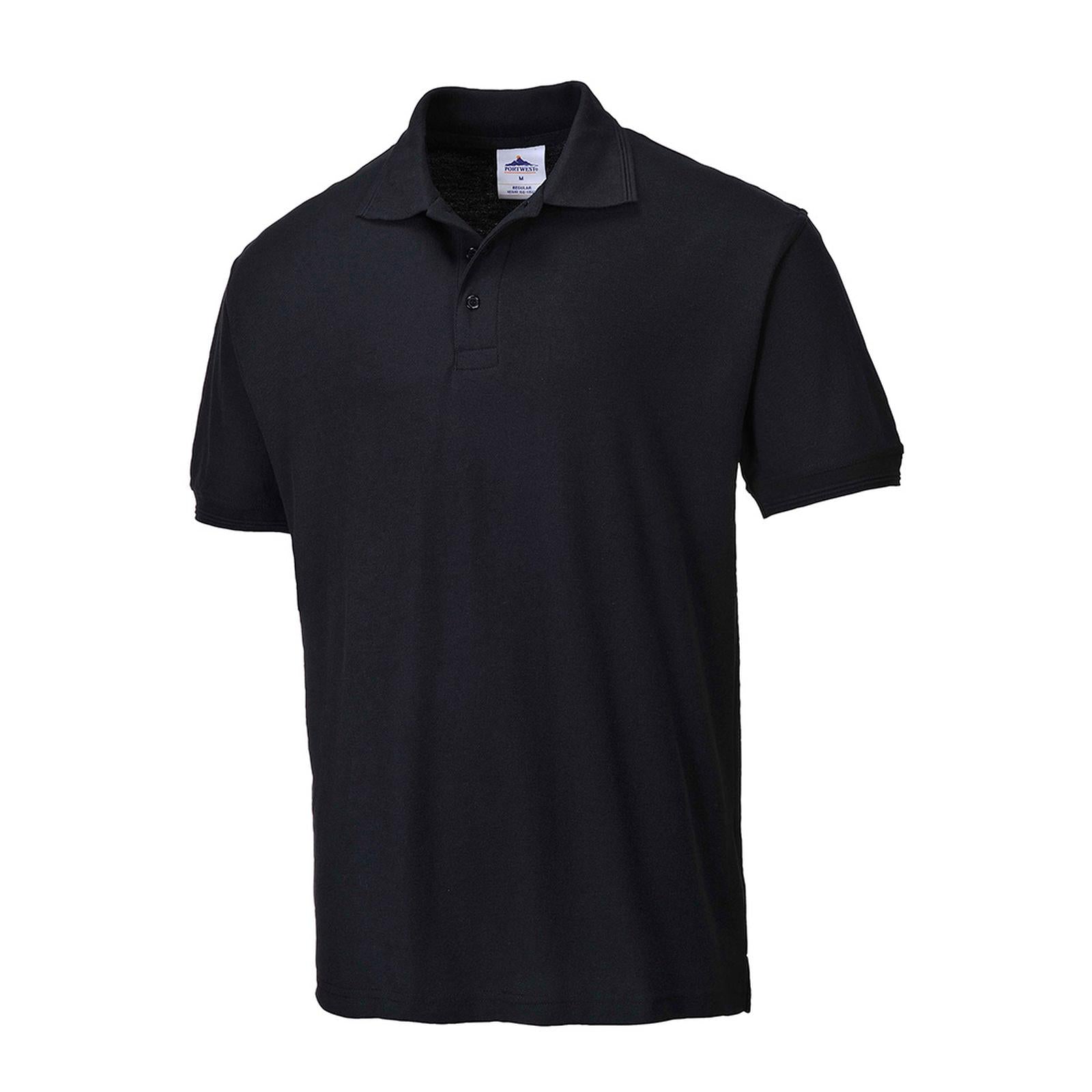 Portwest Poloshirts B210 zwart(BK)