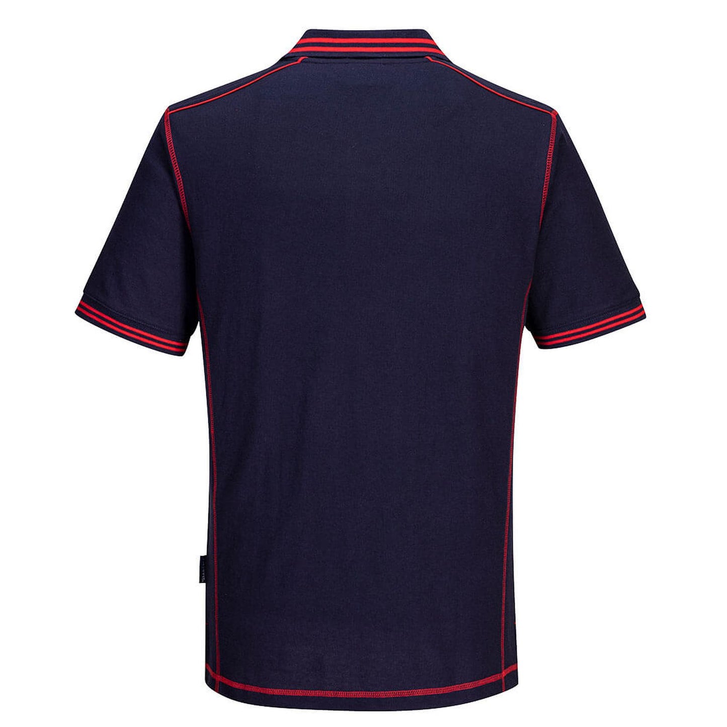 Portwest Polo's B218 marineblauw-rood(NR)