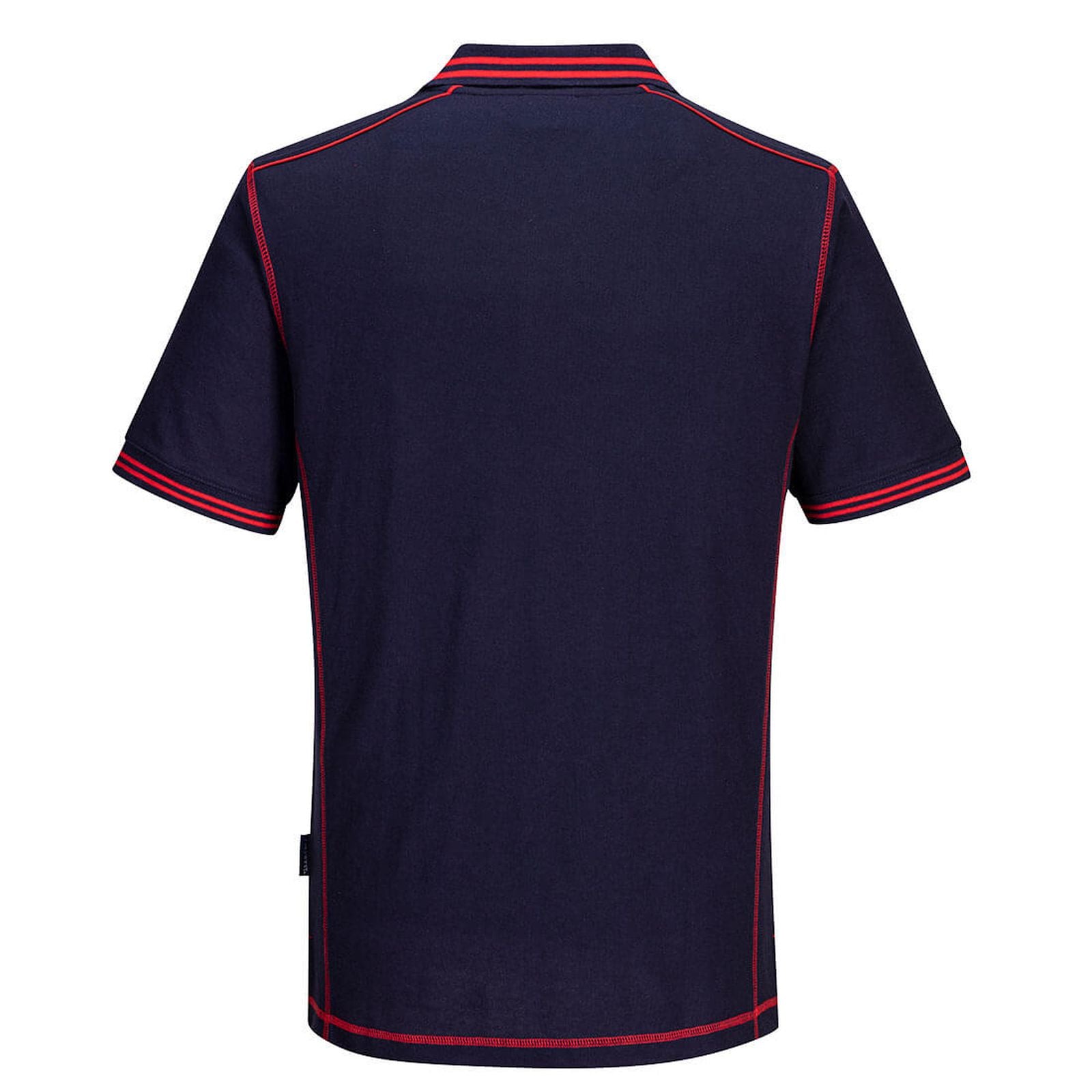 Portwest Polo's B218 marineblauw-rood(NR)
