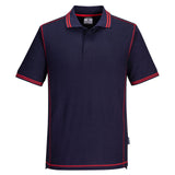 Portwest Polo's B218 marineblauw-rood(NR)
