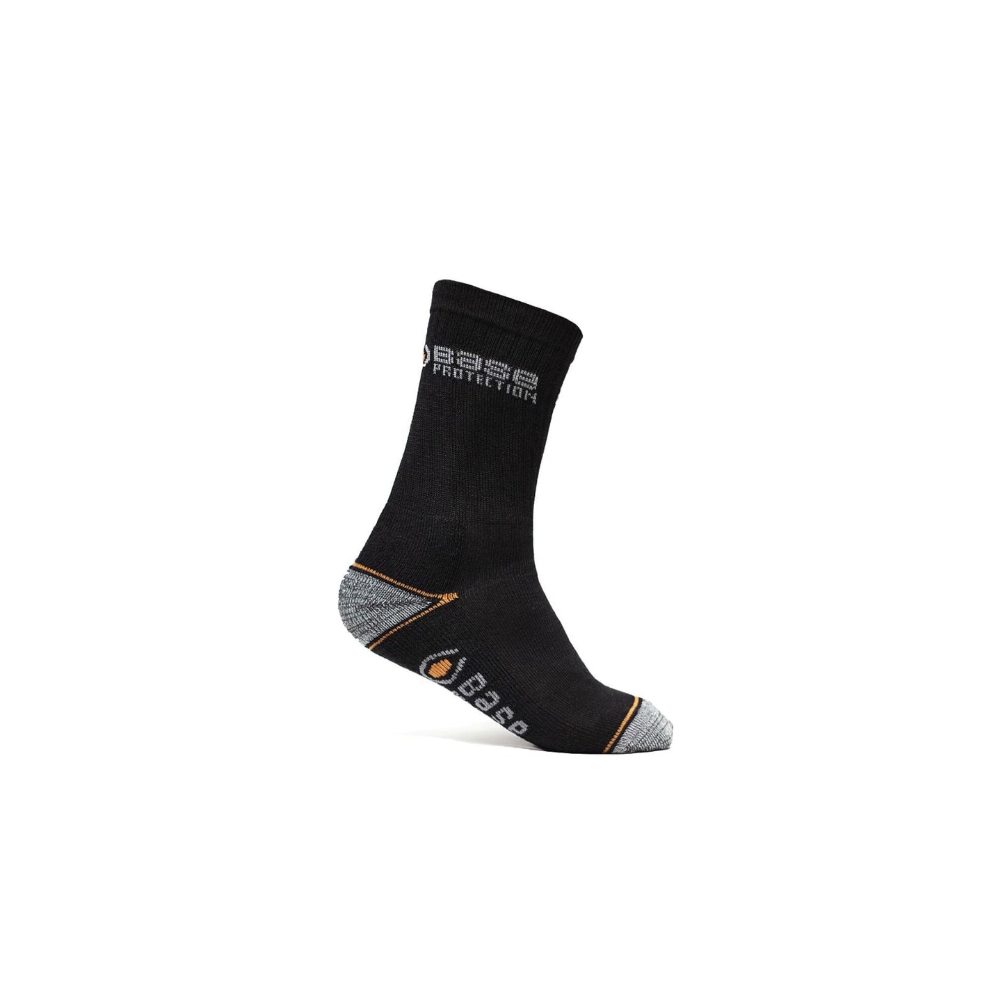 Base Sock Safety Sokken B2201 400 Short 3-pack zwart-grijs(BK)