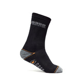 Base Sock Safety Sokken B2201 400 Short 3-pack zwart-grijs(BKG)