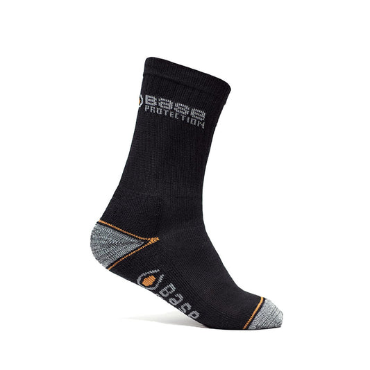 Base Sock Safety Sokken B2201 400 Short 3-pack zwart-grijs(BK)
