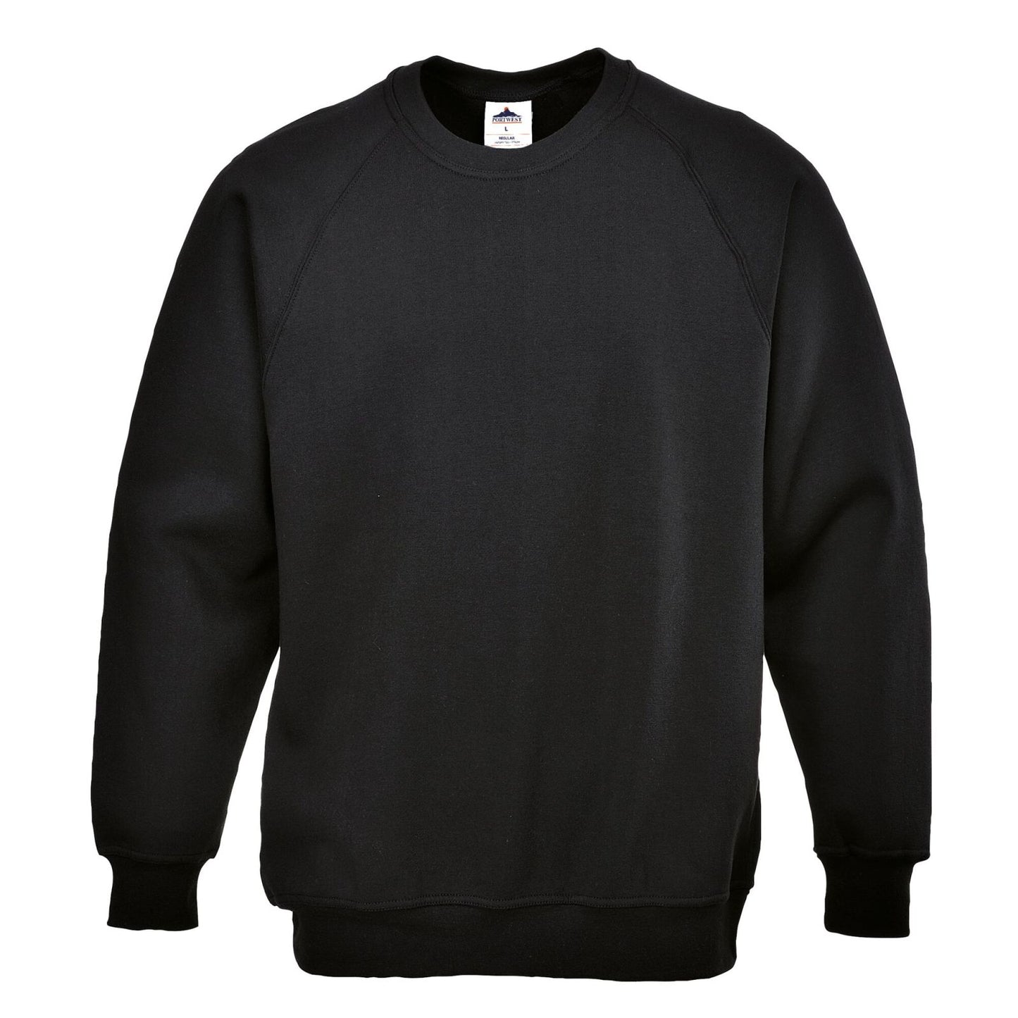 Portwest Sweaters B300 UPF50+ UV zwart(BK)