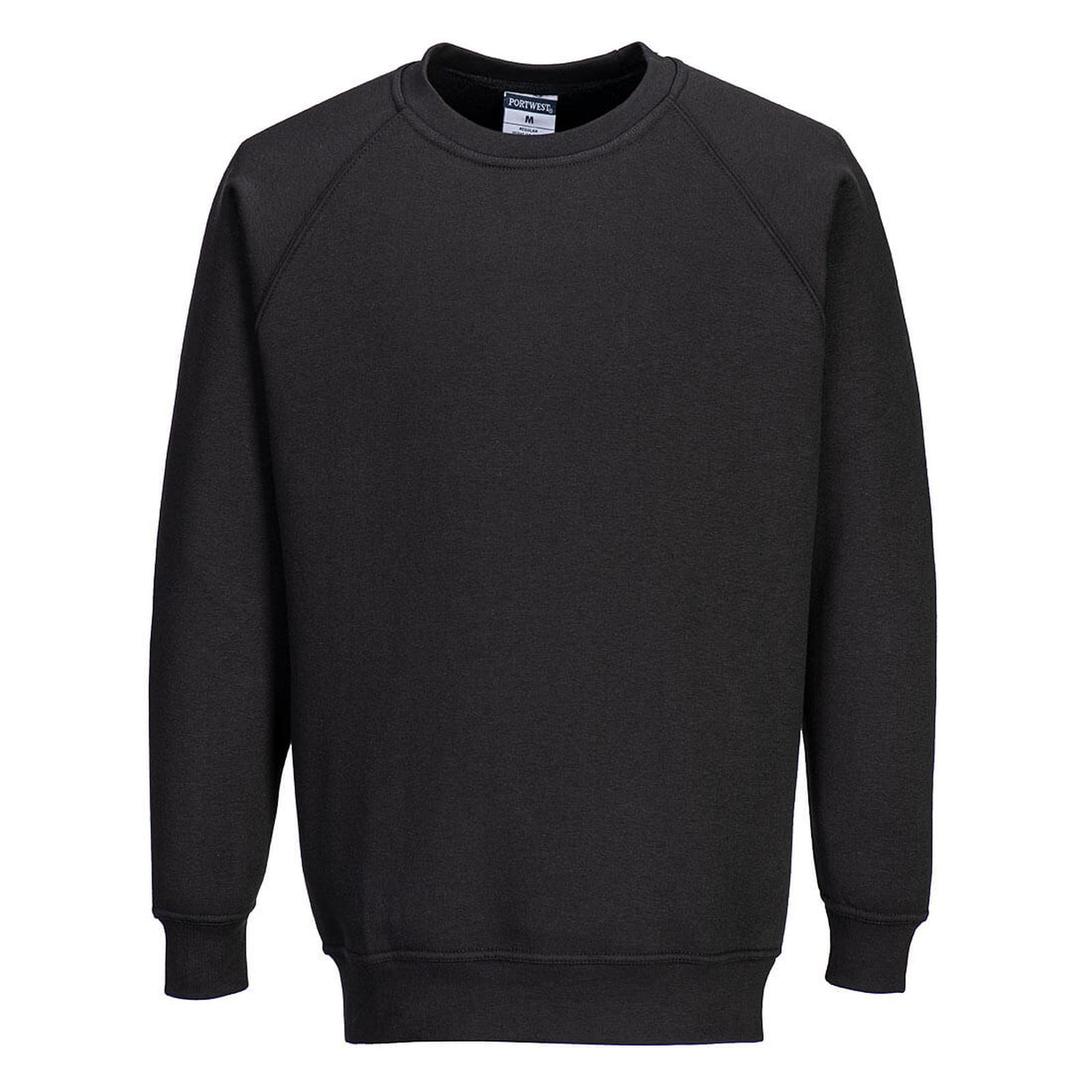 Portwest Sweaters B300 UPF50+ UV zwart(BK)