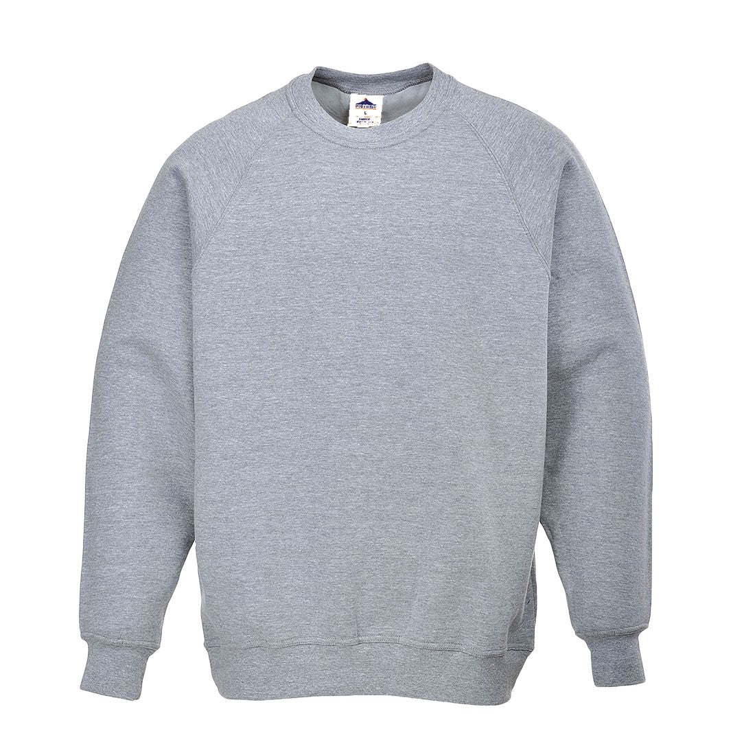 Portwest Polosweaters B300 UPF50+ UV gemeleerd grijs(HG)