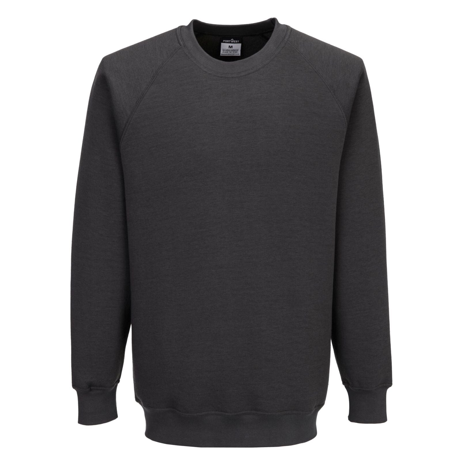Portwest vrijetijdskleding Corporate Casuals Sweatshirt B300 Roma metaalgrijs(MG)