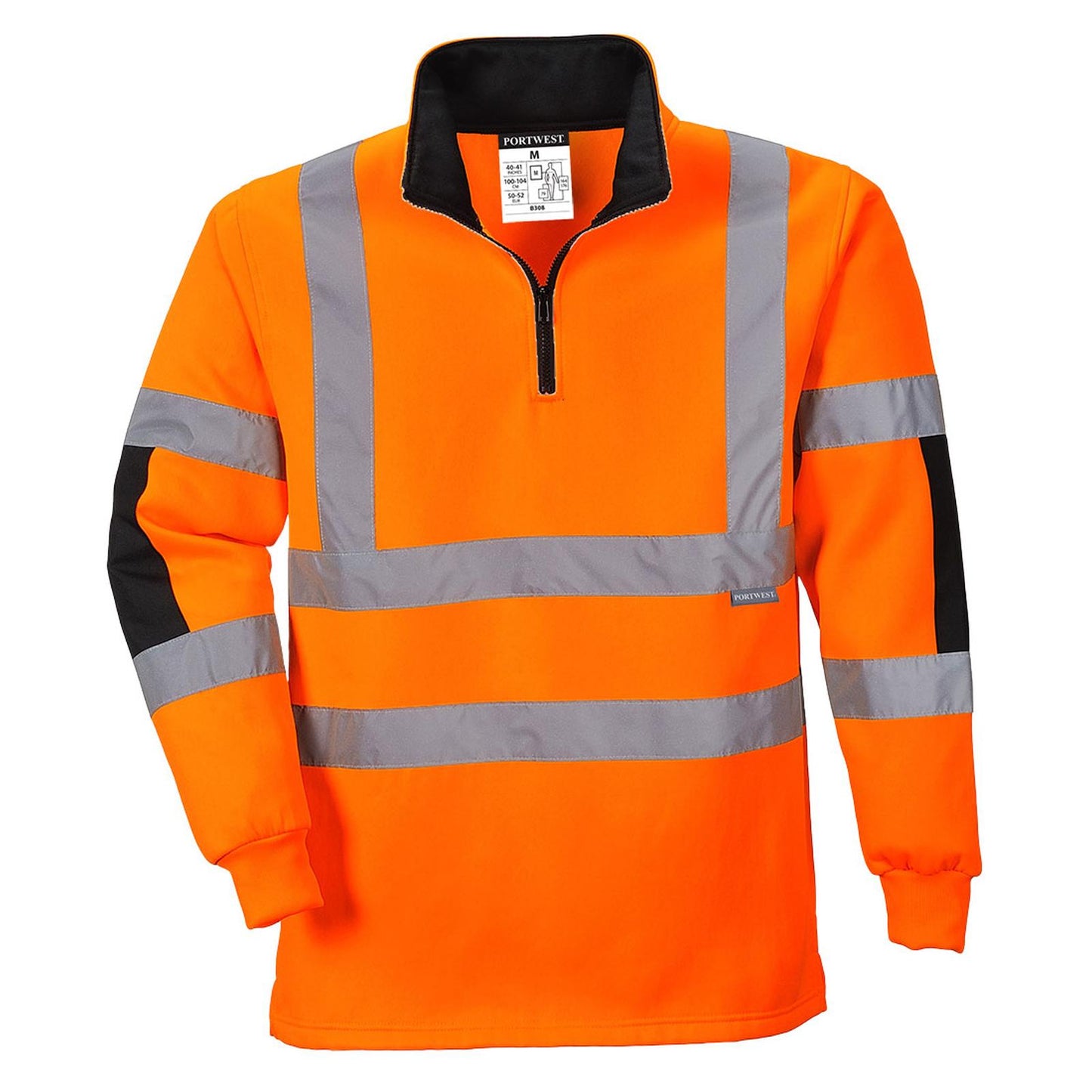 Portwest Zipsweaters B308 oranje(OR)