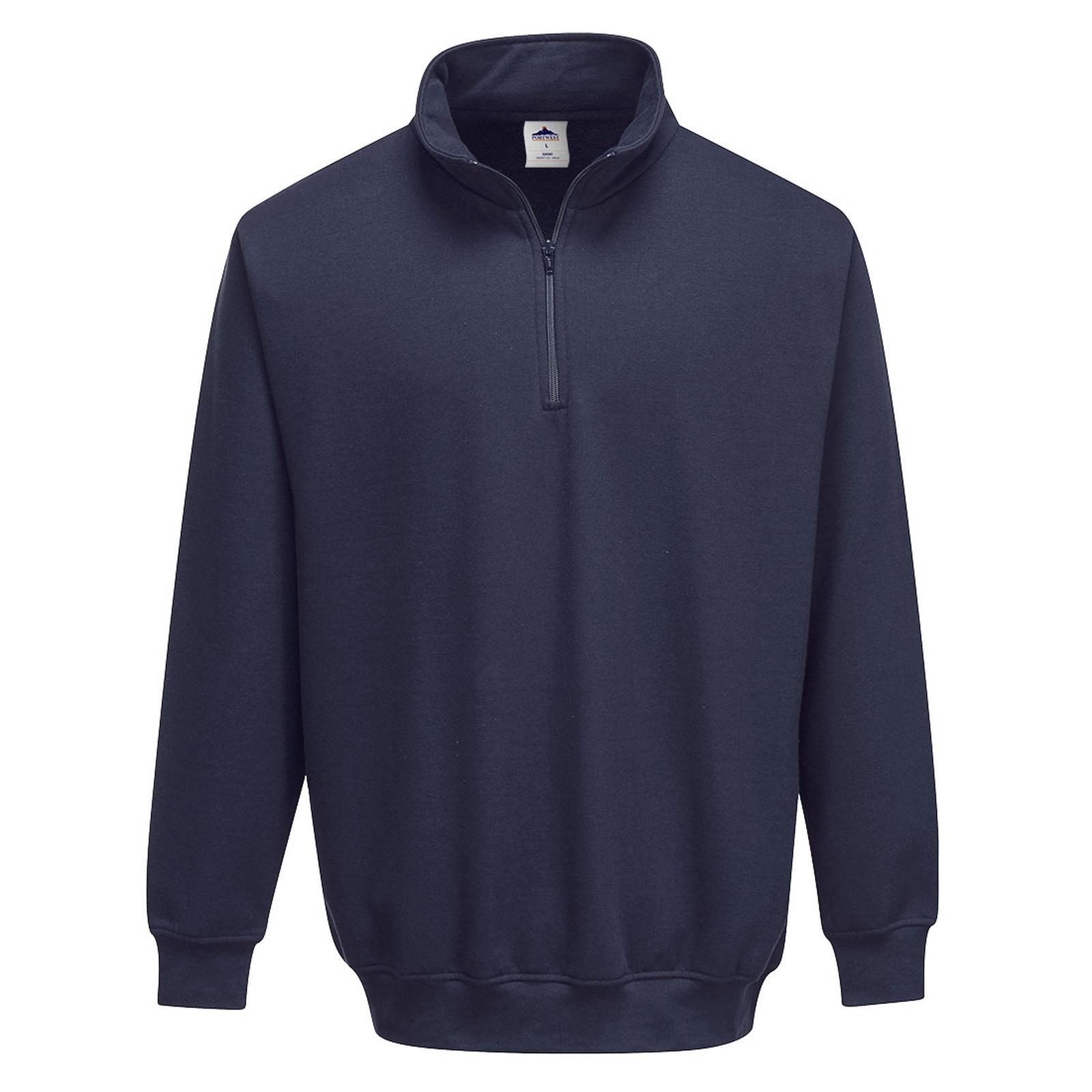 Portwest Sweatshirt B309 Sorrento rits marineblauw(NA)