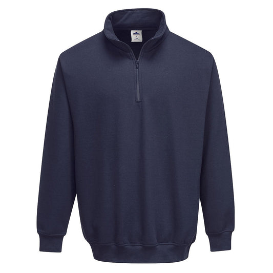 Portwest Sweatshirt B309 Sorrento rits marineblauw(NA)