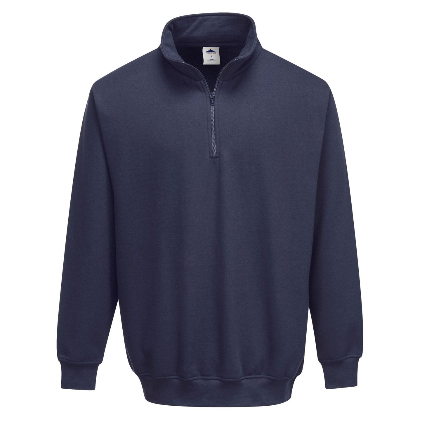 Portwest Sweatshirt B309 Sorrento rits marineblauw(NA)