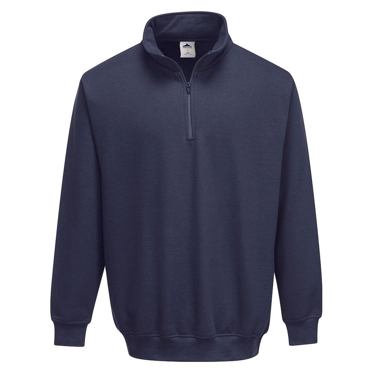 Portwest vrijetijdskleding Corporate Casuals Sweatshirt B309 Sorrento rits donker marineblauw(NV)