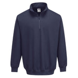 Portwest vrijetijdskleding Corporate Casuals Sweatshirt B309 Sorrento rits donker marineblauw(NV)