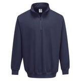 Portwest vrijetijdskleding Corporate Casuals Sweatshirt B309 Sorrento rits donker marineblauw(NV)