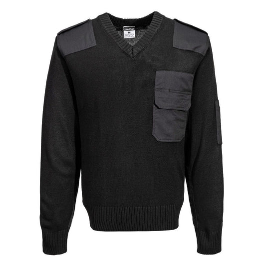 Portwest Polosweaters B310 zwart(BK)