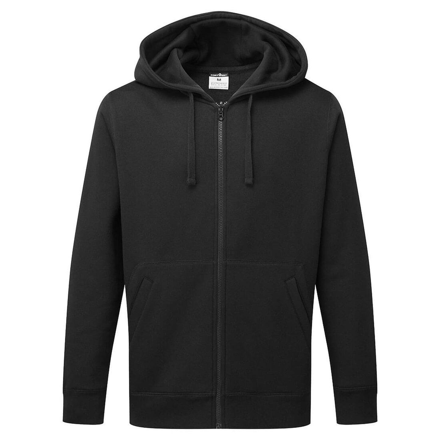 Portwest Corporate Casuals hoodies B312 rits zwart(BK)
