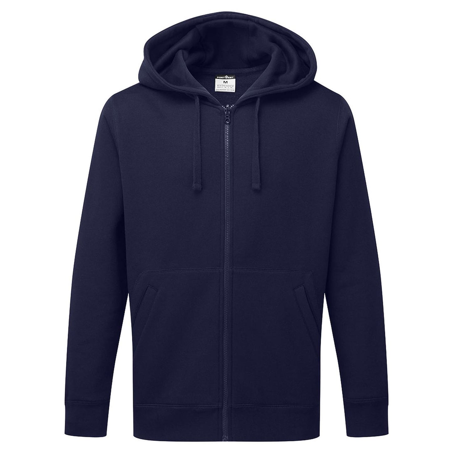 Portwest Vrijetijdskleding Corporate Casuals Hoodie B312 rits donker marineblauw(NV)