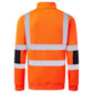 Portwest Hogezichtbaarheids leisurewear lijn Sweatshirt B314 Hi-Vis Knitted Half Zip oranje(OR)