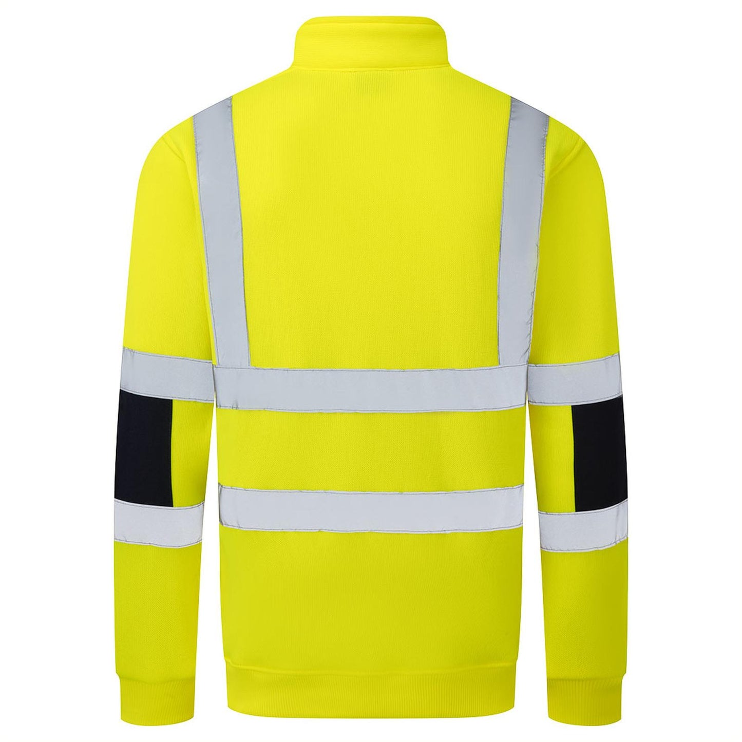 Portwest Hogezichtbaarheids leisurewear lijn Sweatshirt B314 Hi-Vis Knitted Half Zip geel(YE)