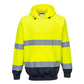 Portwest Polosweaters B316 HiVis UPF50+ UV geel-marineblauw(YN)